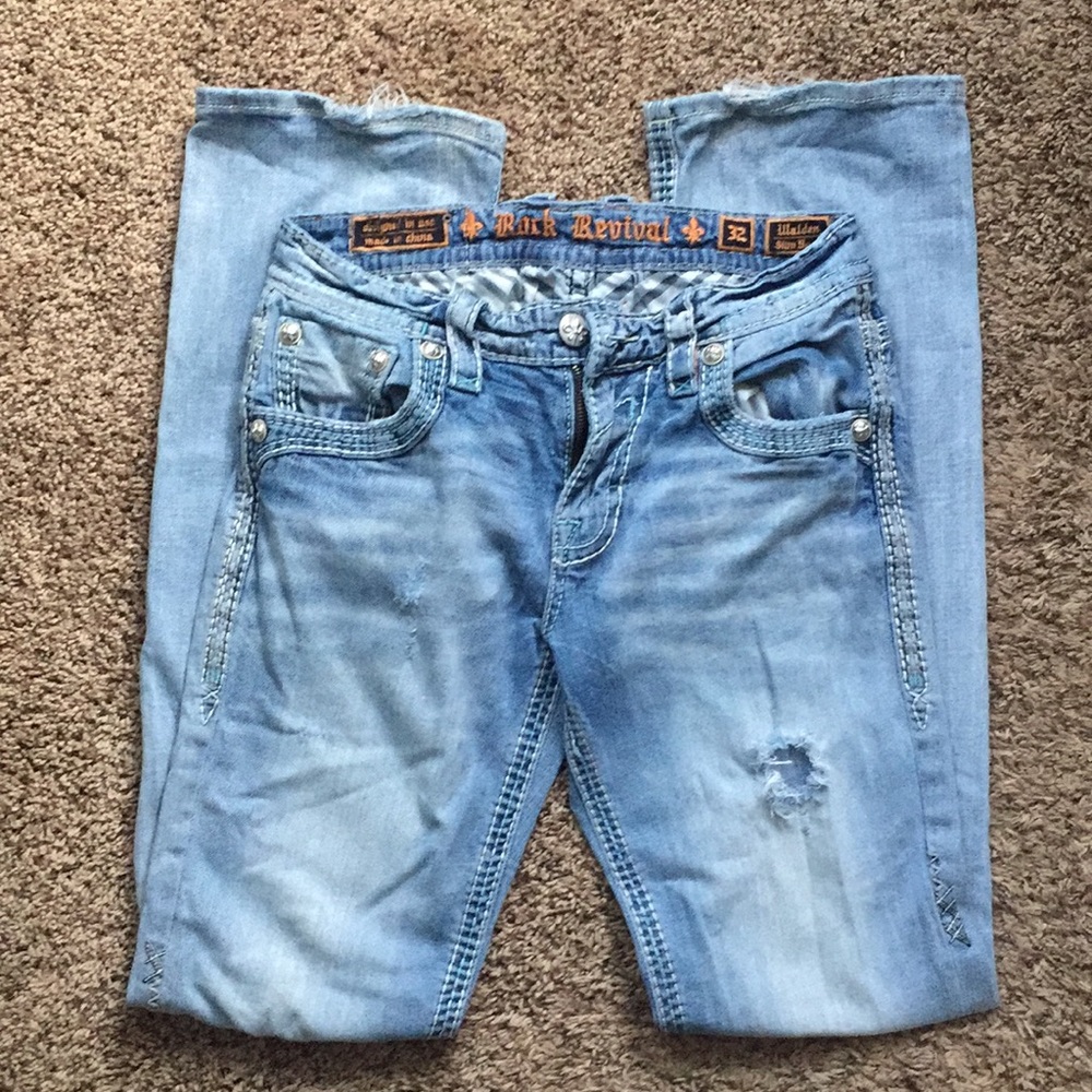 Rock Revival Walden slim boot cut sz 32